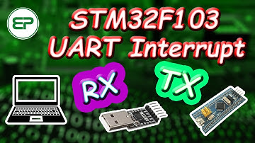 Getting started with UART on STM32F103 | UART RX Interrupt STM32