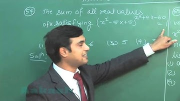 JEE-Main 2016 Mathematics Solution [Q. 51-55] By Aakash Faculty