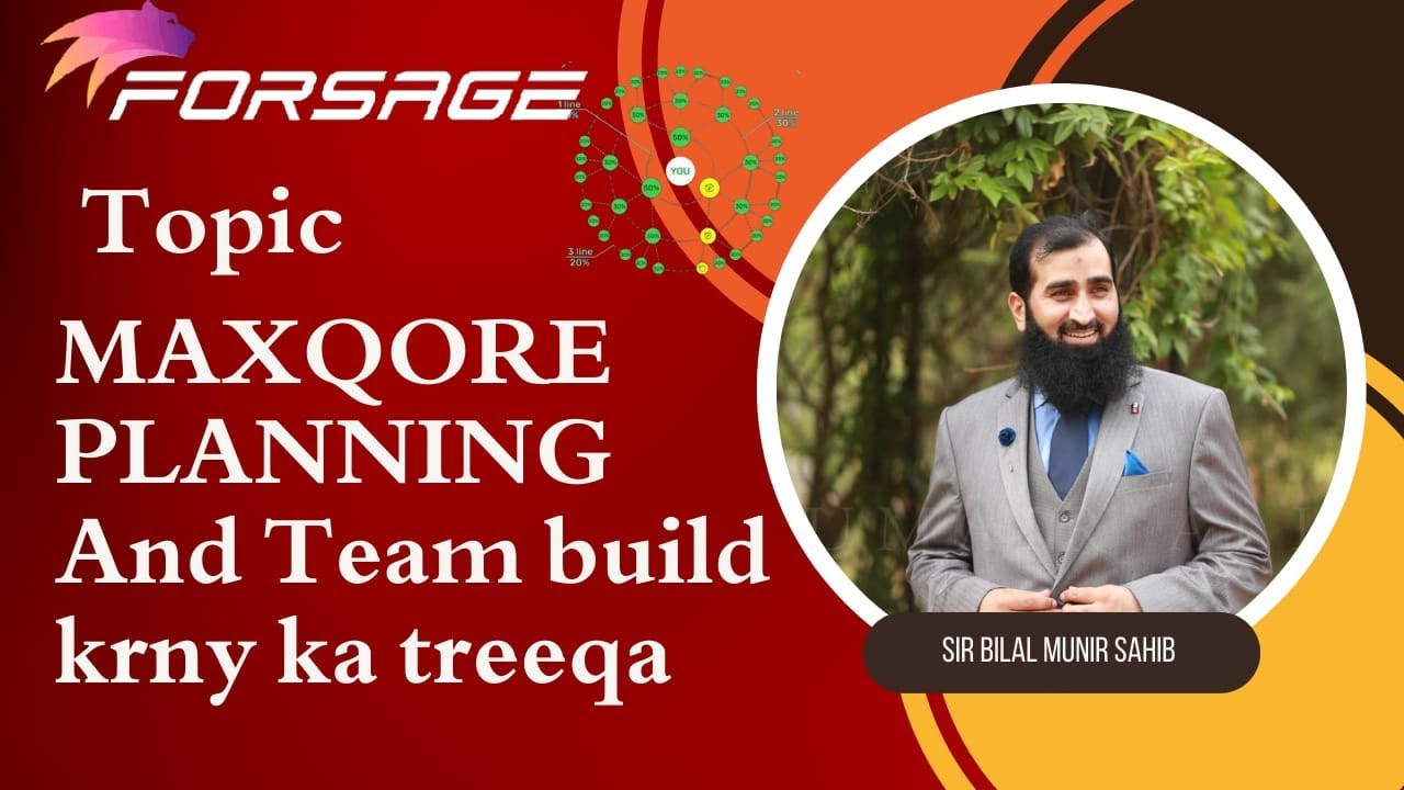 MaxQore Planning And Team Build Karne ka Tareeqa By Sir Bilal Munir sb ...