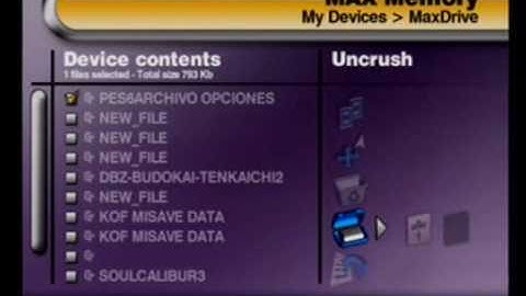 Traspaso datos pendrive a PS2 Action Replay