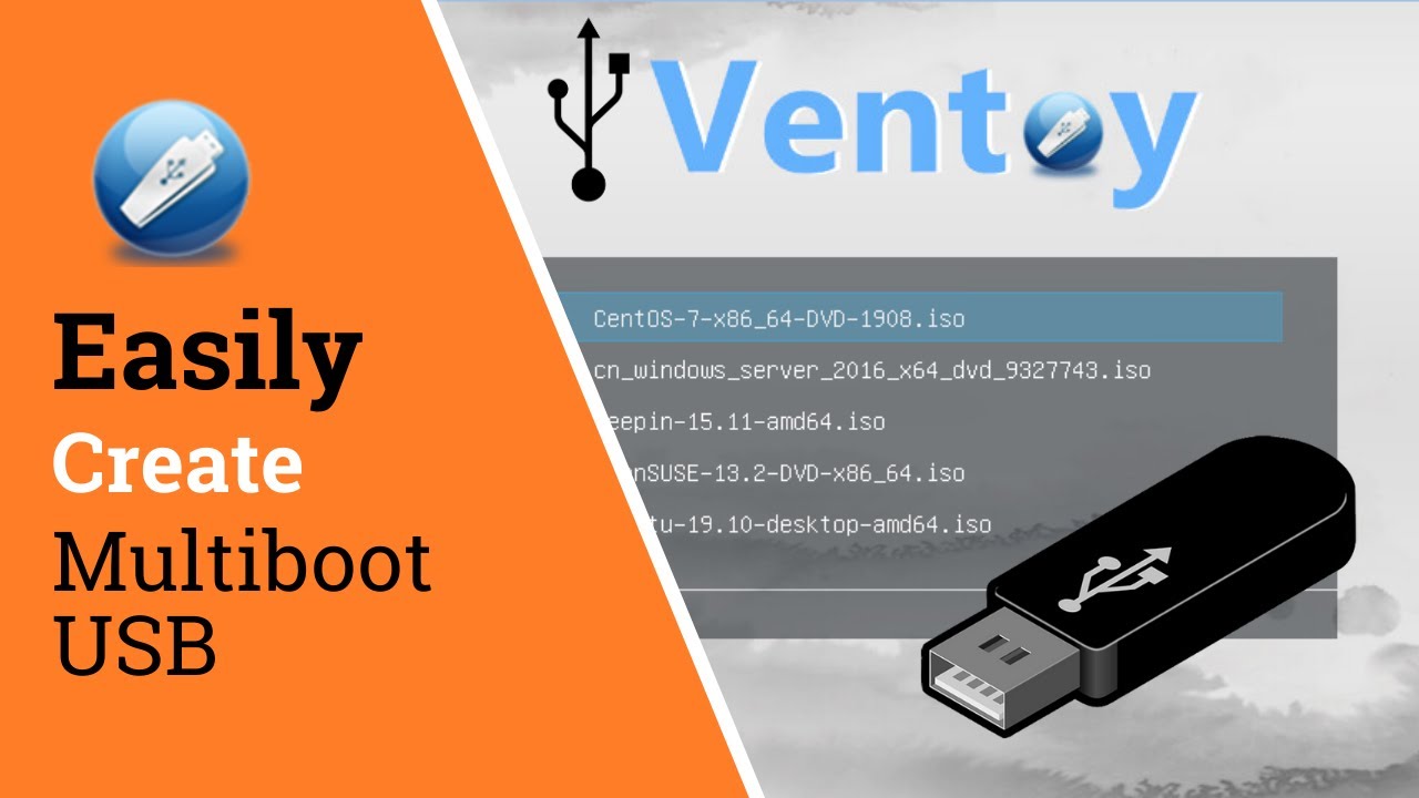 Easily Create a Multiboot USB with Ventoy - YouTube