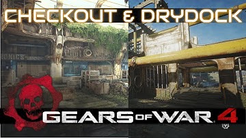CHECKOUT & DRYDOCK GAMEPLAY (1080p/60FPS) | Gears of War 4 [Xbox One]