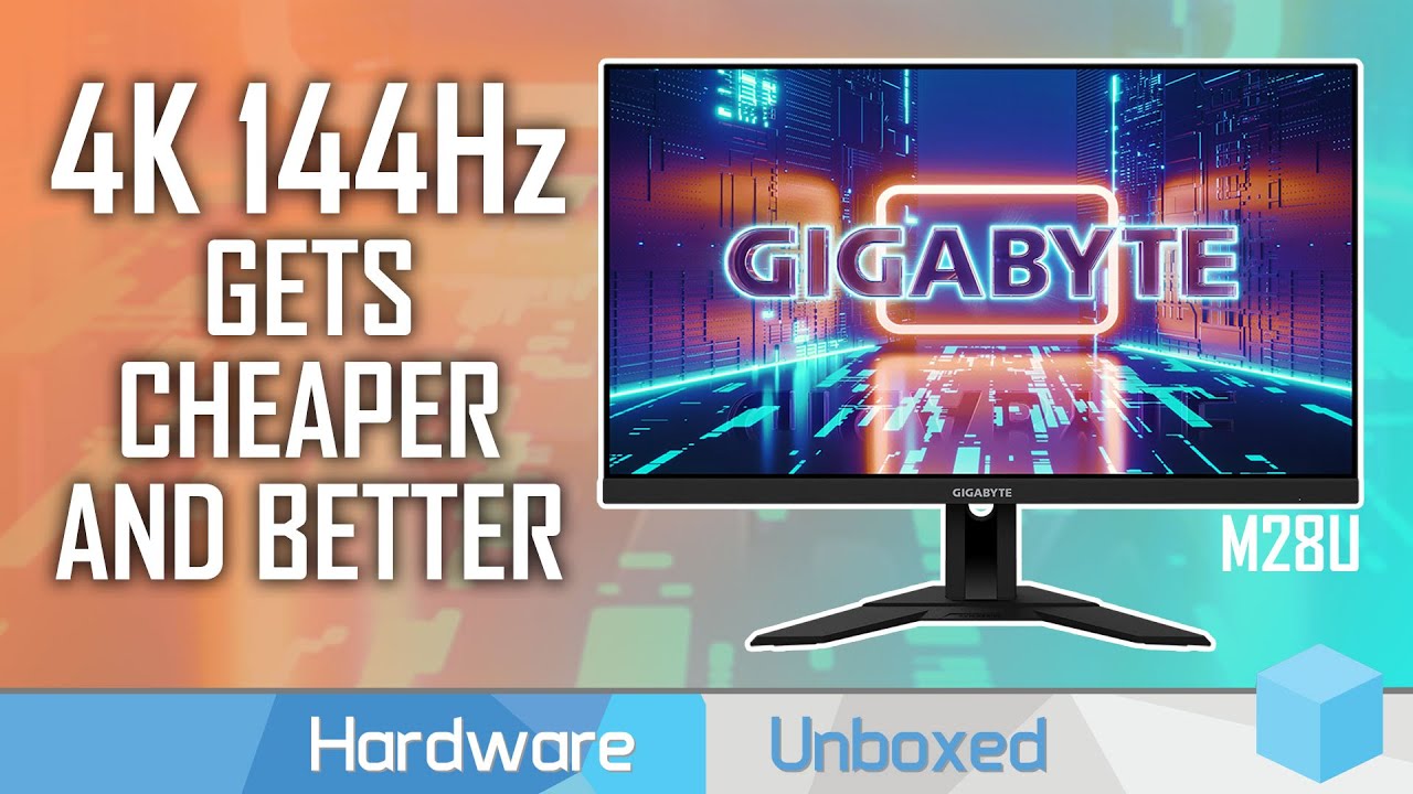 Gigabyte M28U Review, Awesome Value 4K 144Hz for Gaming