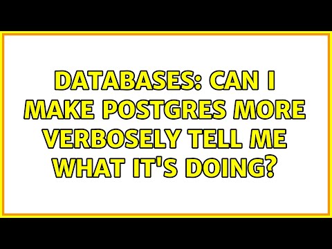 Databases: Can I