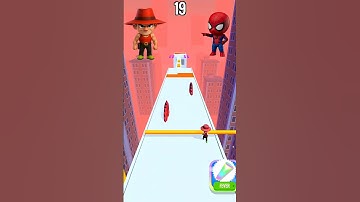 Roof Rails vs Spiderman Lvl..10 #game #viral #shortsviral #gameplay #freshgaminglife #mobilegame