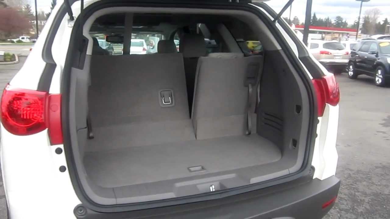 2012 Chevrolet Traverse Lt White Stock 606717 Interior