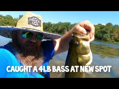 Fishing for bass at new spot
