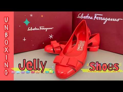 เห่อแกะกล่อง รองเท้าเจลลี่ Ferragamo Jelly Shoes Unboxing | BabyBeeDay