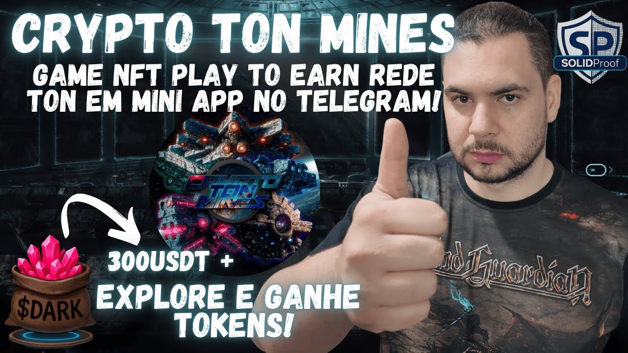 CryptoTonMines | Novo Jogo NFT Play To Earn na rede TON, com mini app no  Telegram!