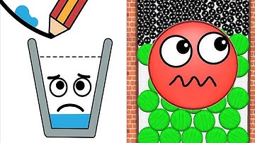 Happy Glass Puzzle VS Hide Ball Brain Teaser Logic Puzzle Merge IQ!