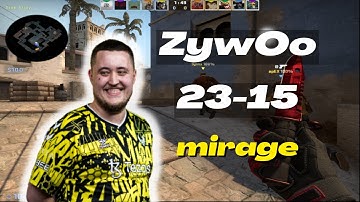 ZywOo POV w/apEX/spinx/flameZ/shushan (mirage) FACEIT Ranked | July 13, 2023
