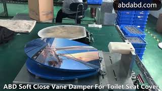 Abd Soft Close Vane Damper For Toilet Seat Cover