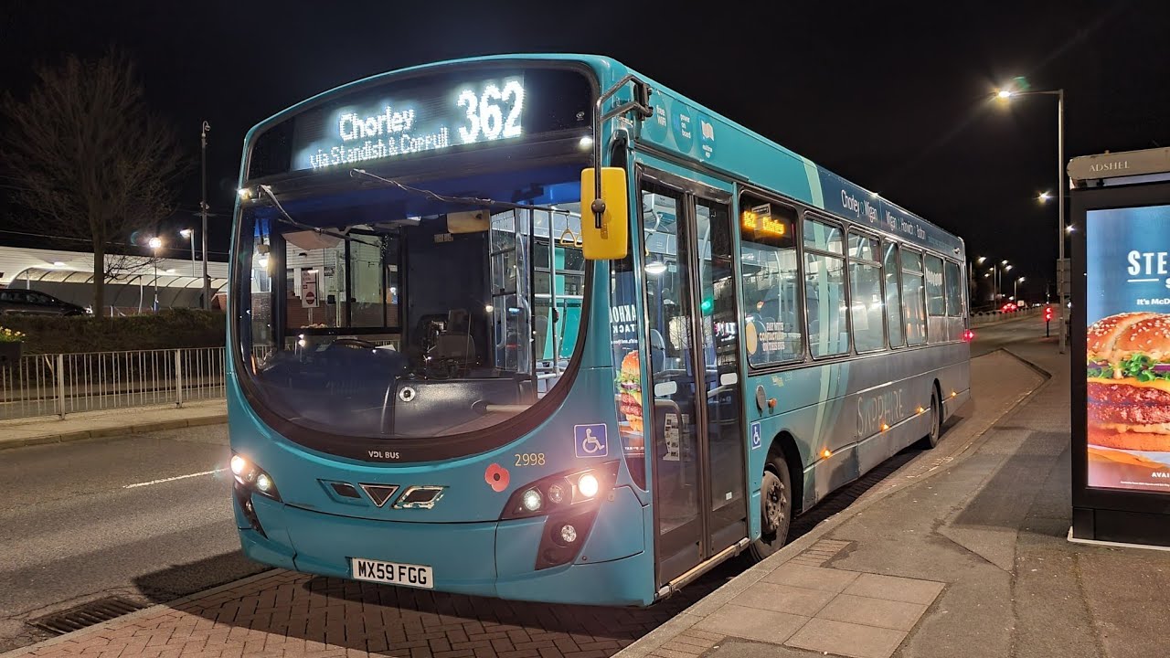 IMMENSE KICKDOWN Arriva North West VDL SB200 Wright Pulsar 2 2998 immense-kickdown-arriva-north-west-vdl-sb200-wright-pulsar-2-2998