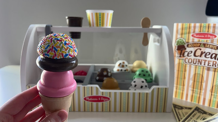 ASMR | Melissa & Doug Scoop & Serve Ice Cream Counter🍦