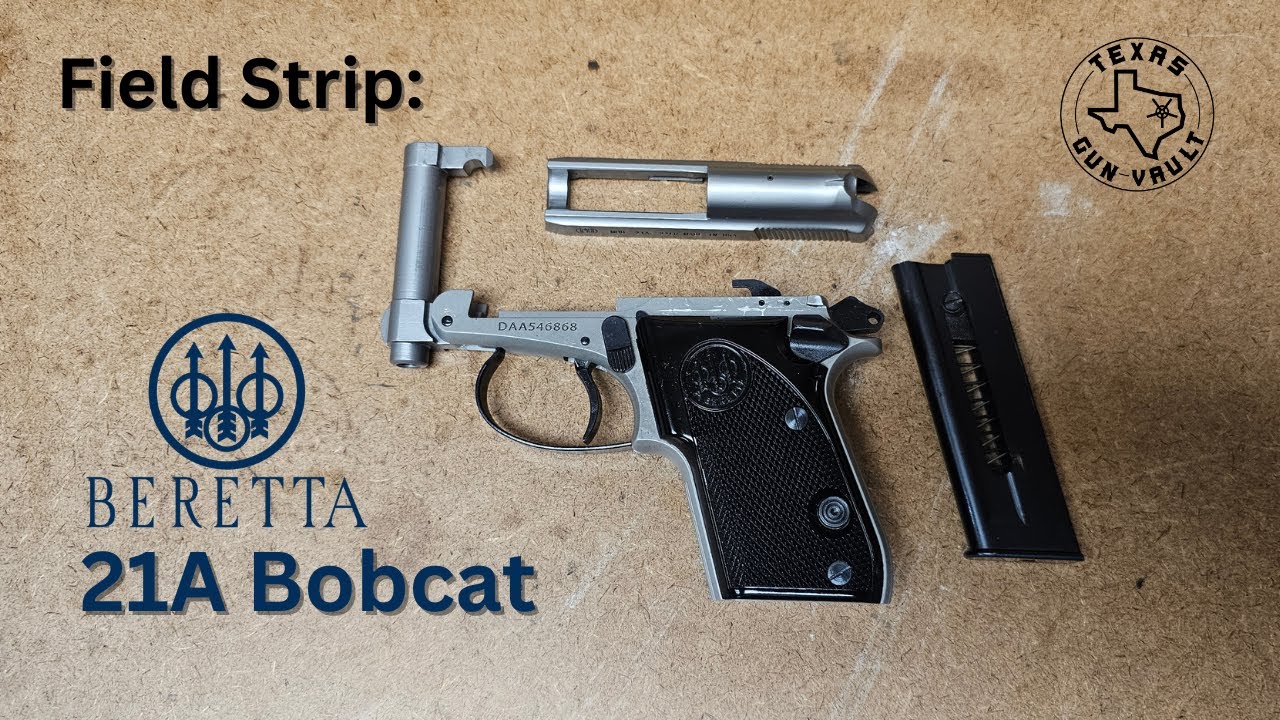Field Strip: Beretta 21A Bobcat Inox (.22lr tip-up barrel pocket