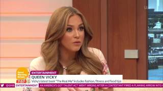 Vicky Pattison Takes A Walk On The Wild Side In Leopard Print Dress From Topshop On Celebrity Juice