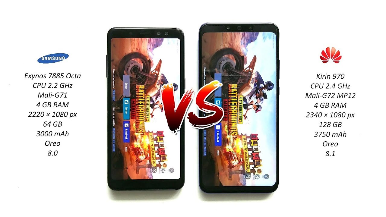 Samsung Galaxy A8 2018 vs Huawei Nova 3 - Speed Test! - YouTube