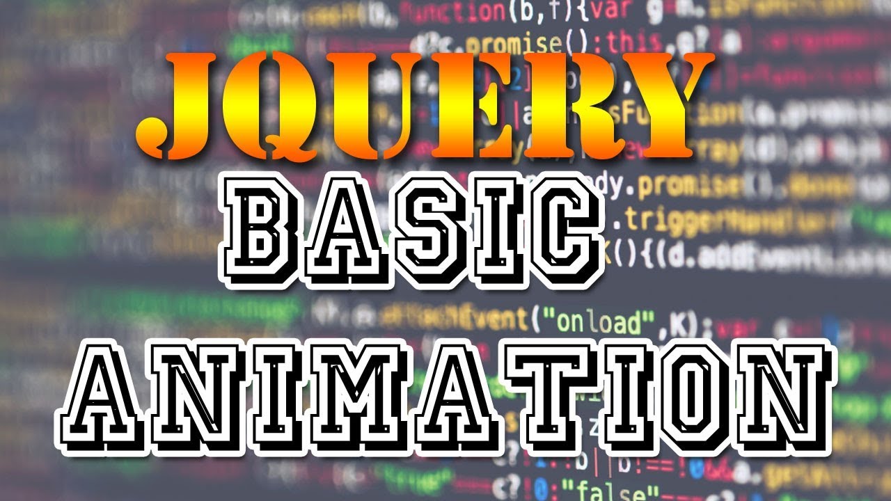 Learn jQuery With Code Cypher - Basic Animation
