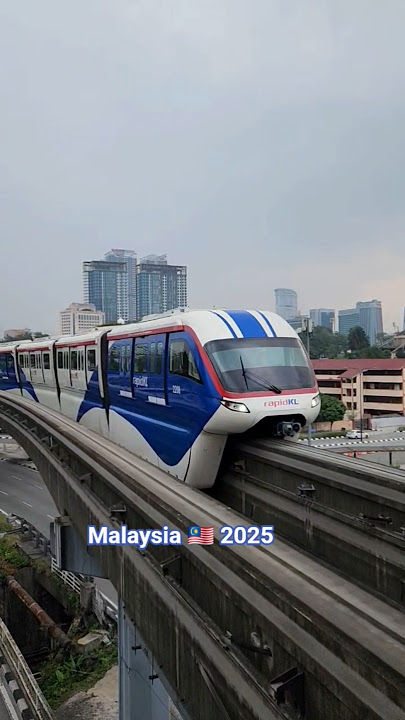 Kuala Lumpur city metro 🚇 ride ♥️ #travel #malaysia #4k #kualalumpur