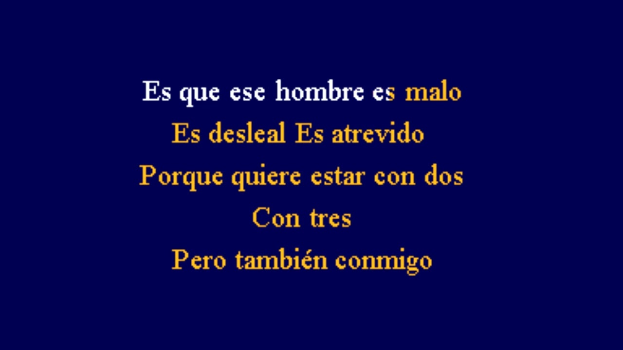 Karaoke Ese Hombre Es Malo   Karol G