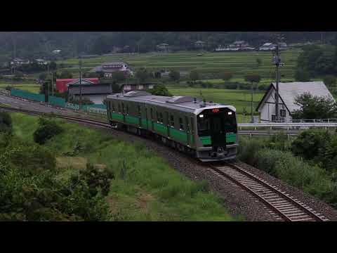 釜石線 HB-E220系 試9672D 宮守~岩根橋 2025年8月20日
