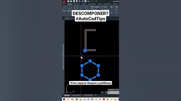 DESCOMPONER #AutoCadTips