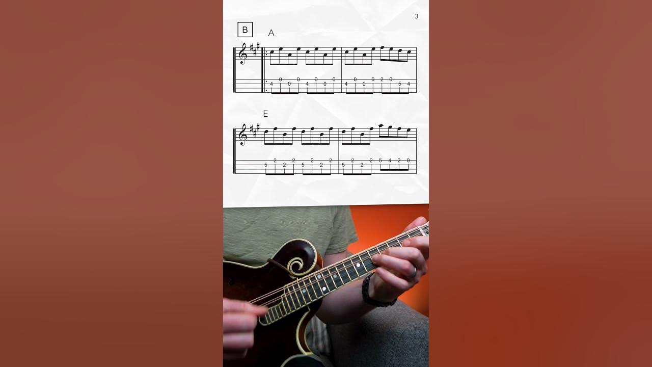 "Devil's Dream" Mandolin Lesson shorts YouTube