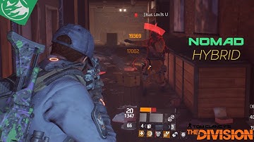 Nomad Hybrid Build The Division 1.6.1 Last stand Gameplay!