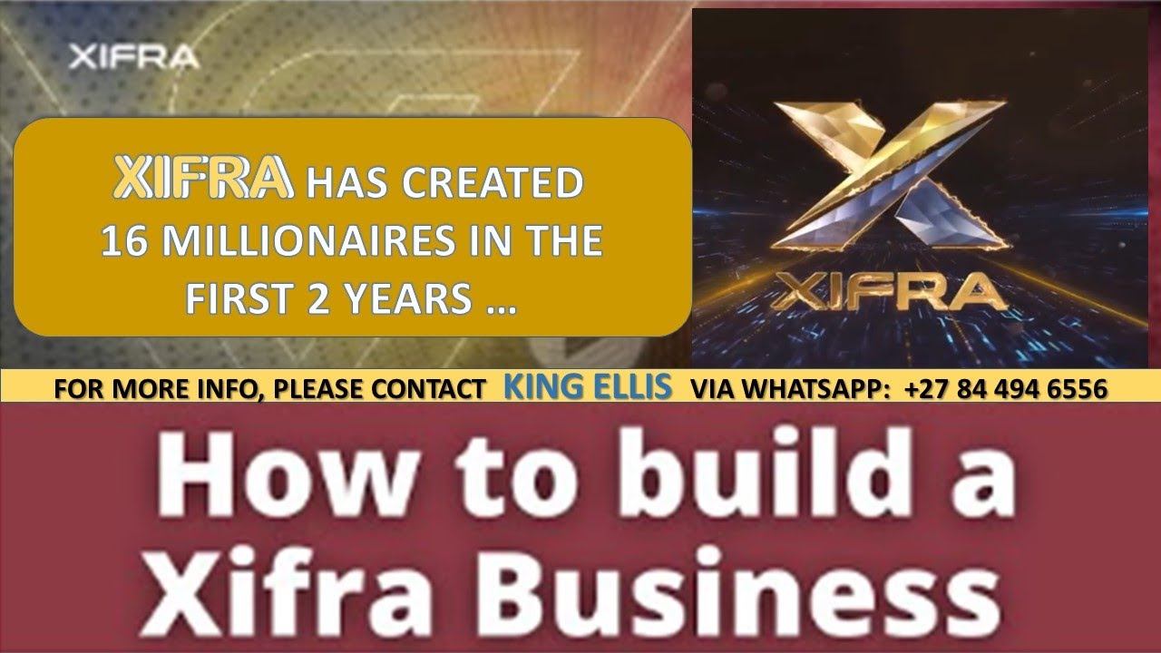 Xifra XIFRA - POWERFUL TRAINING ON HOW TO MAXIMIZE YOUR EARNINGS & TO BUILD A ...