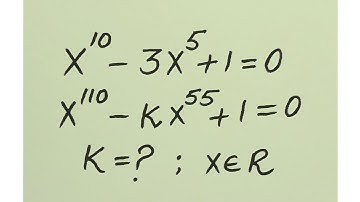 Chinese l Olympiad Math Exponential Problem l find k=? l Tricky Solution.