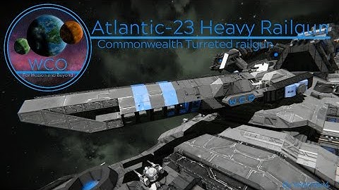 WCO- Atlantic-23 Heavy railgun -space engineers