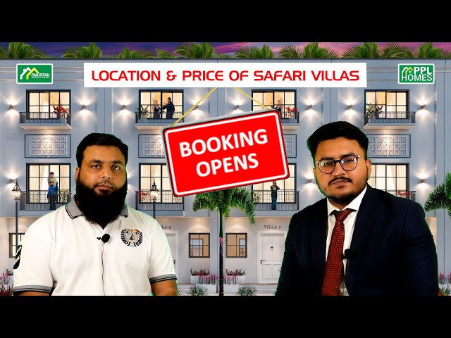 Safari Villas in Bahria Town Location & Prices | Booking Open