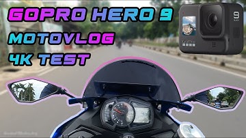 GoPro Hero 9 ZX25R Motovlog Test 4K Linear + Horizon Leveling