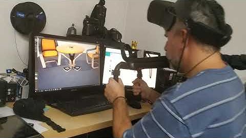 Virtual Production: Virtual camera test. Oculus Rift S - Unreal4