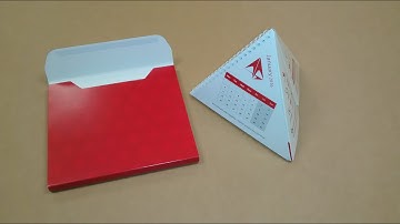 Pop Up Triangle Mailer With 12 Leaves By Create-This