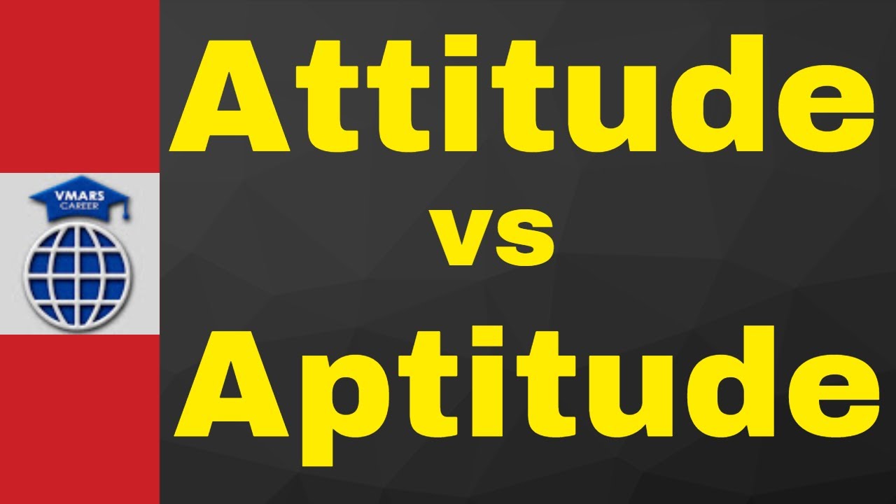 attitude vs aptitude essay