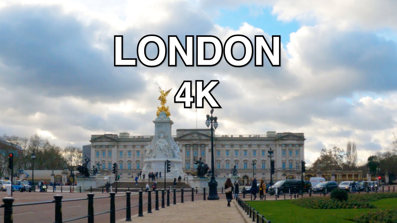 Trafalgar Square to Buckingham Palace | London | Walk | 4K