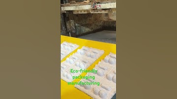 Molded pulp packaging manufacturing
