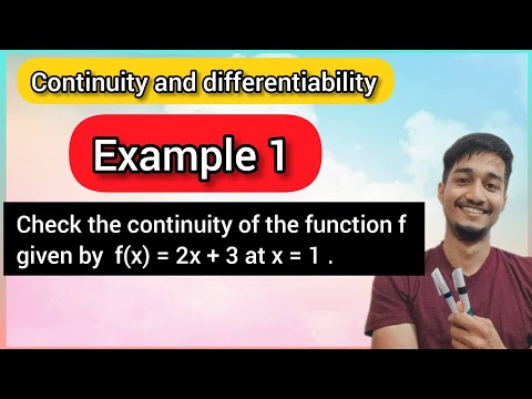 Continuity and differentiability example 1 | Example 1 chapter 5 class 12