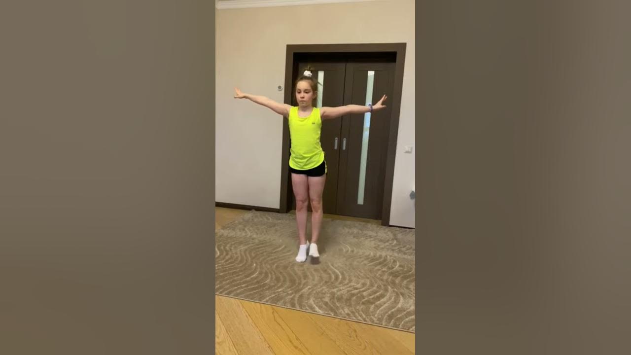 Равновесие аттитюд в художественной гимнастике