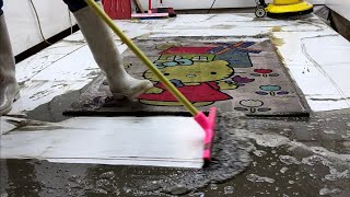 Unbelievable revival of the dirtiest carpet into the most colorful and beautiful carpet in the world by Miracle Rug Cleaning 7,186 views 1 month ago 19 minutes