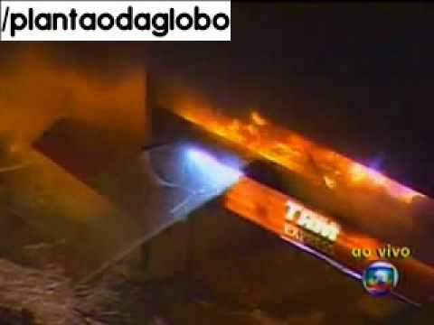 Plantão da Globo- Acidente com avião da TAM- (17/07/2007)