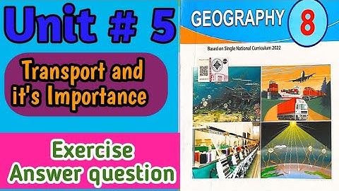 8th class Geography New Book 2023|Class 8th Geography New book Chapter 5 exercise answer question