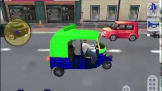 Tuk Tuk Auto Rickshaw Taxi Driver 3D Simulator - Crazy Driving in City Rush iOS Gameplay screenshot 2