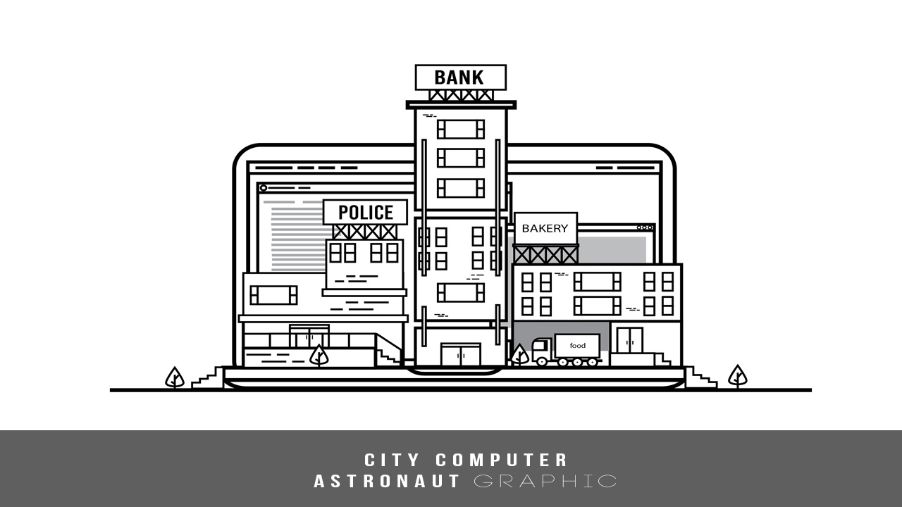 Computer Building Illustration - Adobe Illustrator [Speedart] - YouTube