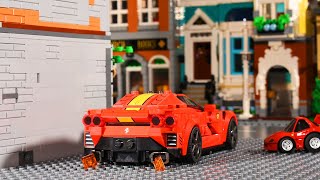 Lego Ferrari 812's Self Building StopMotion! - (Lego Speed Champions Ferrari 812 Competizione 76914)