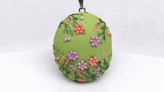 Цветочный кулон ручной работы. Floral pendant Flower Filigree Handmade jewelry.
