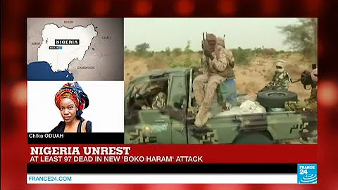 Nigeria: Boko Haram militants attack a town in the north-east killing 97 people