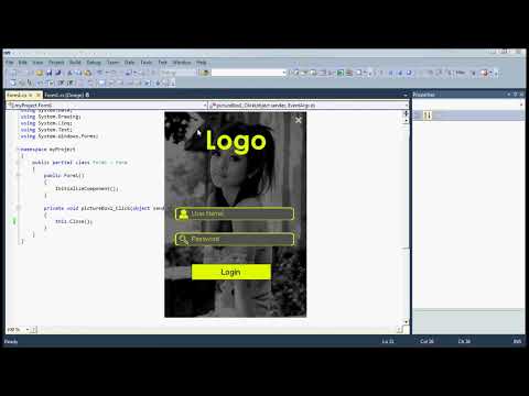 How to Create a Modern Design Login Panel In C#/ Vb.net