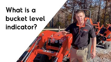 What is a bucket level indicator?